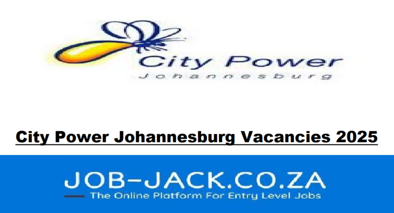 City Power Johannesburg Vacancies 2025