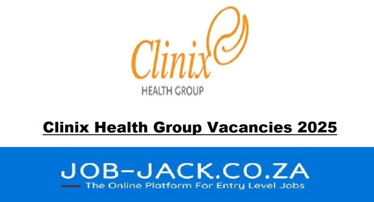 Clinix Health Group Vacancies 2025