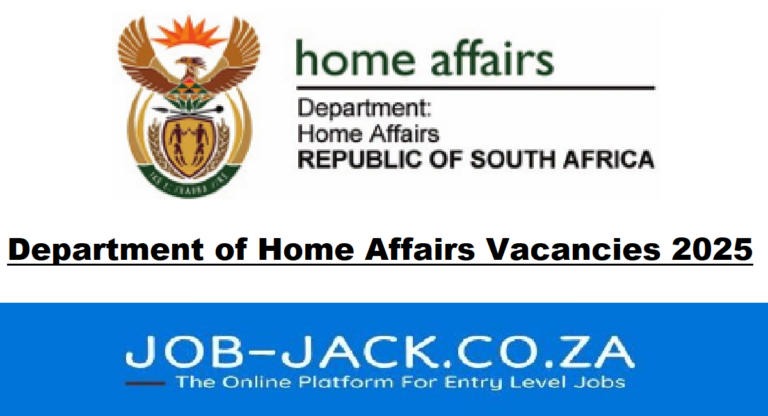 Department of Home Affairs Vacancies 2025