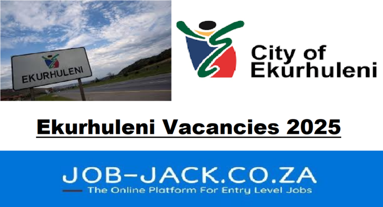 Ekurhuleni Vacancies 2025