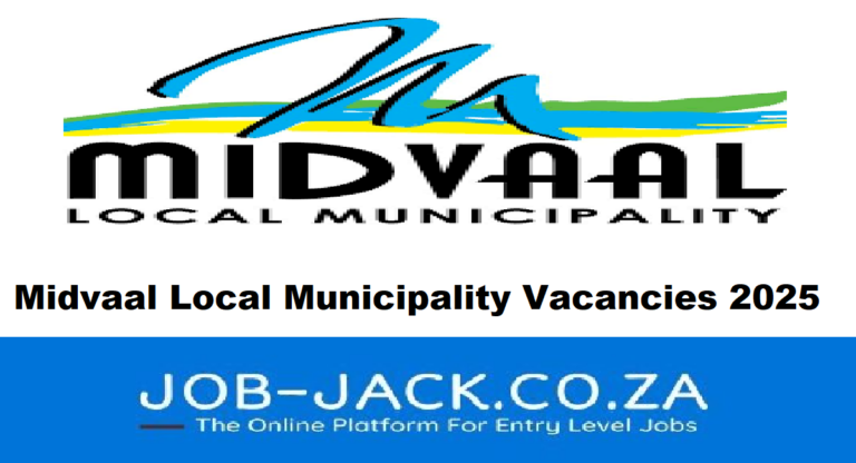 Midvaal Local Municipality Vacancies 2025