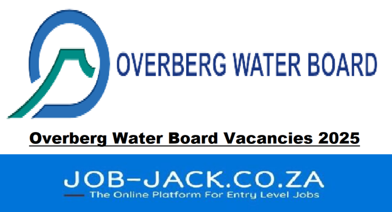 Overberg Water Board Vacancies 2025