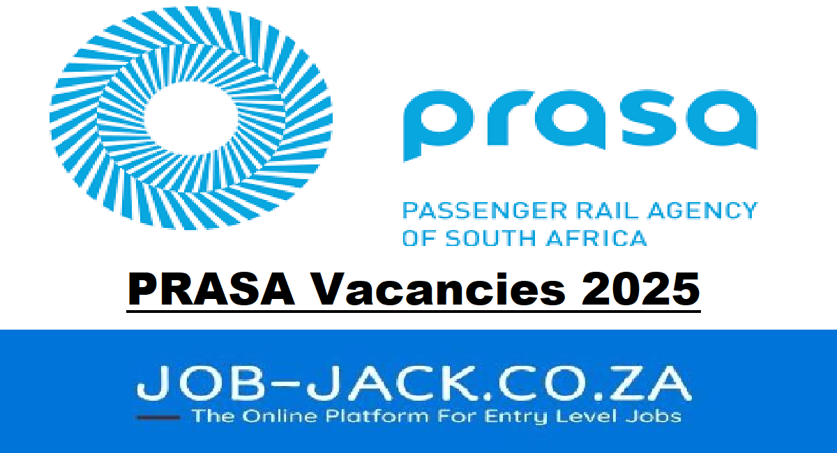 PRASA Vacancies 2025 Register Online For X3 Posts » JobJack