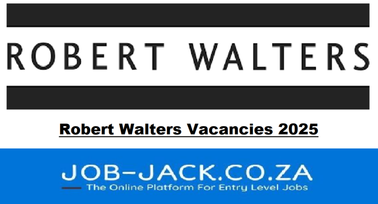 Robert Walters Vacancies 2025