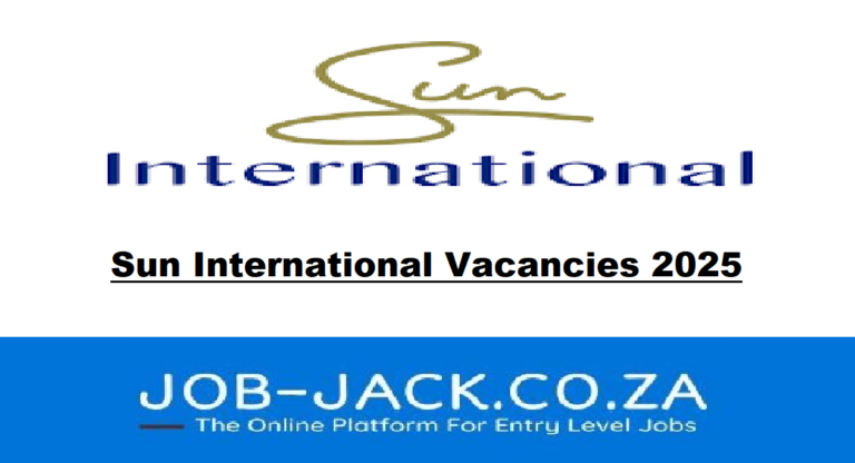 Sun International Vacancies 2025