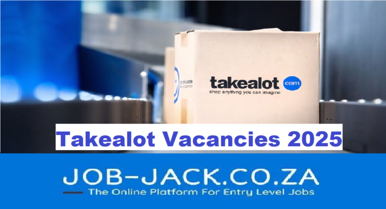 Takealot Vacancies 2025