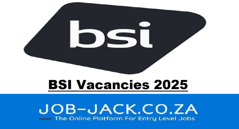 BSI Vacancies 2025