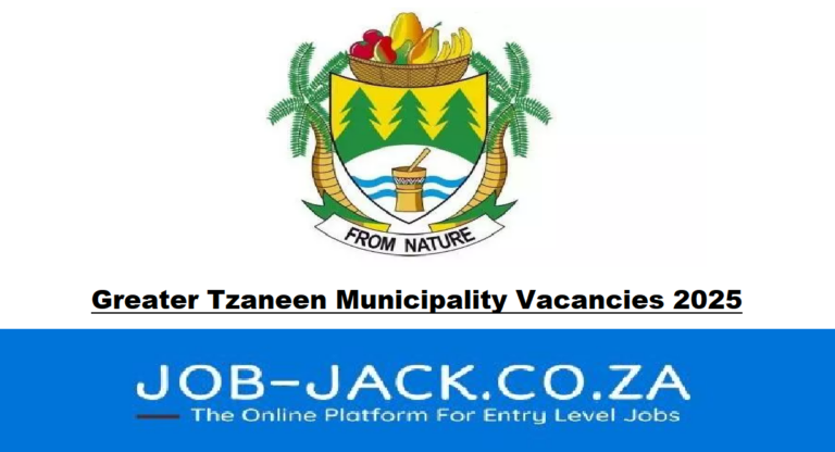 Greater Tzaneen Municipality Vacancies 2025