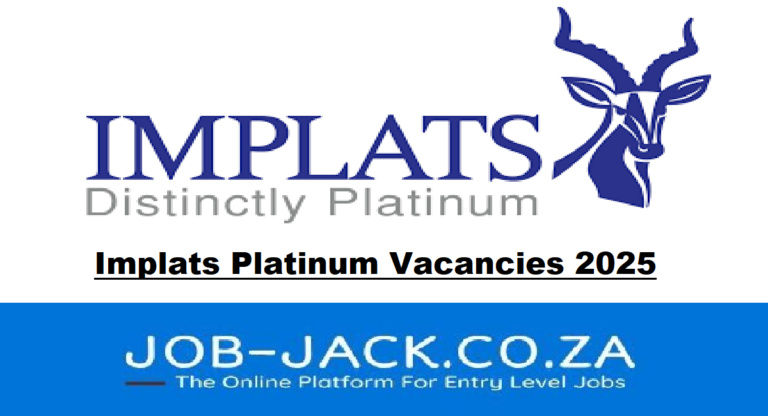 Implats Platinum Vacancies 2025