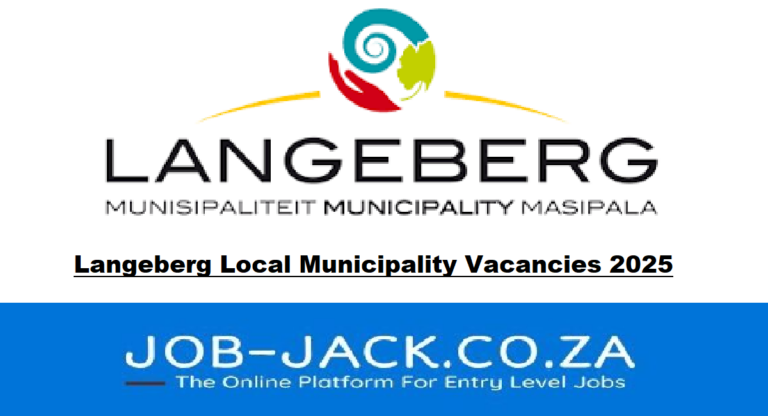 Langeberg Local Municipality Vacancies 2025