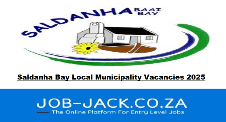 Saldanha Bay Local Municipality Vacancies 2025