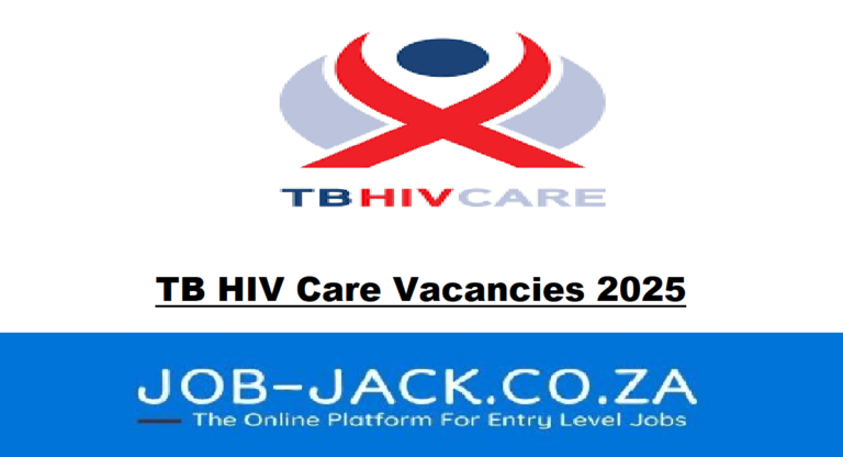 TB HIV Care Vacancies 2025