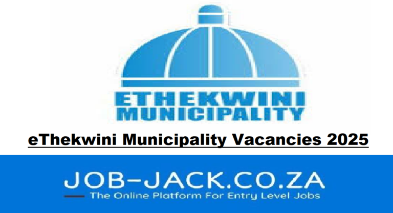 eThekwini Municipality Vacancies 2025