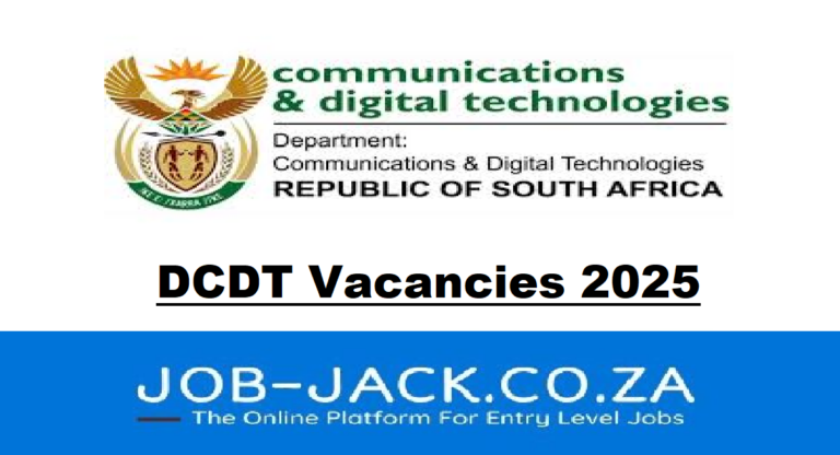 DCDT Vacancies 2025