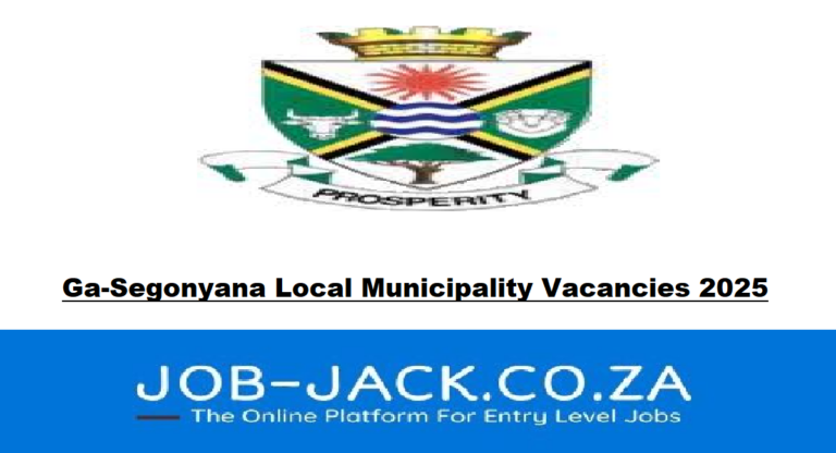 Ga-Segonyana Local Municipality Vacancies 2025