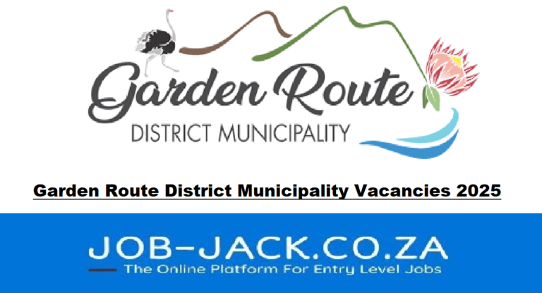 Garden Route District Municipality Vacancies 2025