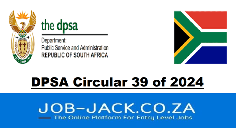 DPSA Circular 39 of 2024