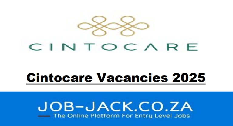 Cintocare Vacancies 2025