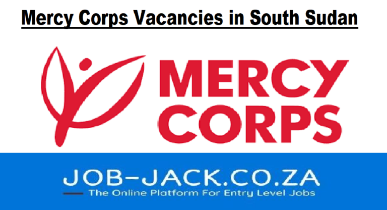 Mercy Corps Vacancies in South Sudan