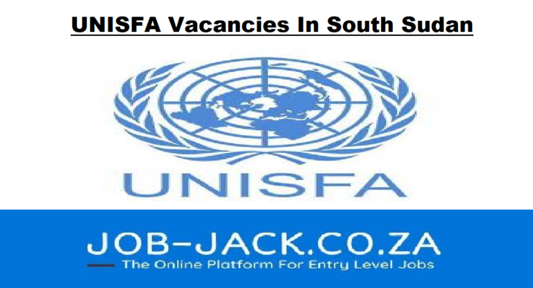 UNISFA Vacancies In South Sudan