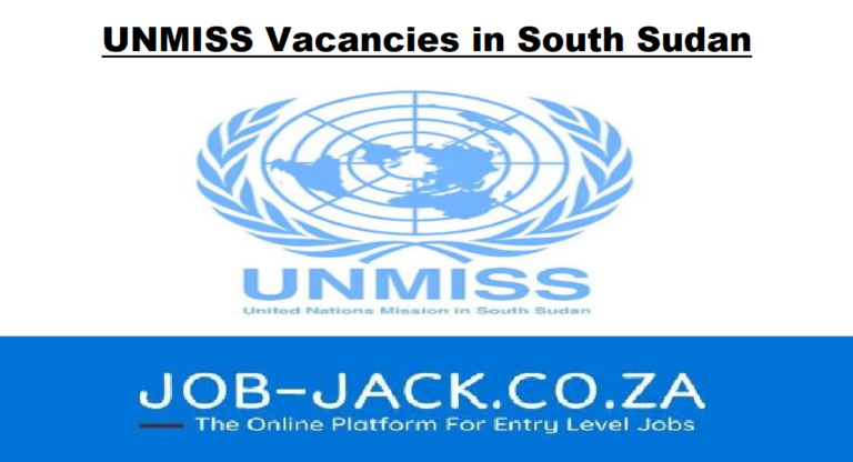 UNMISS Vacancies in South Sudan